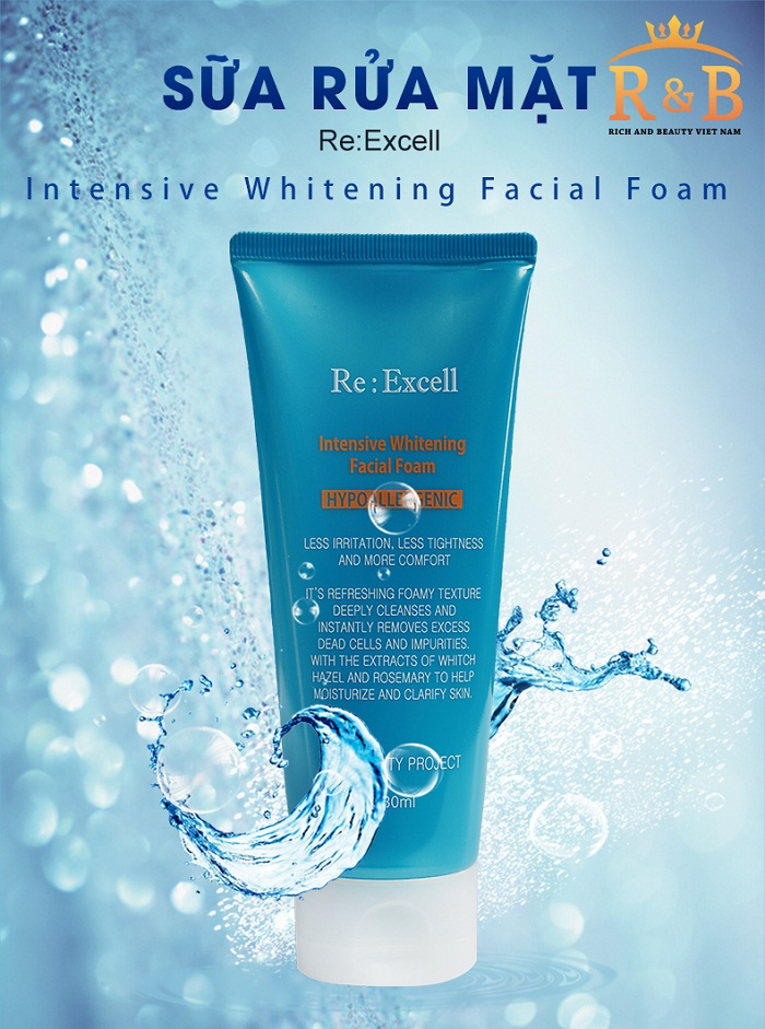 Sữa Rửa Mặt Intensive Whitening Facial Foam
